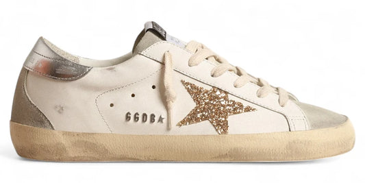 Golden Goose "Super Star" Strass Gold