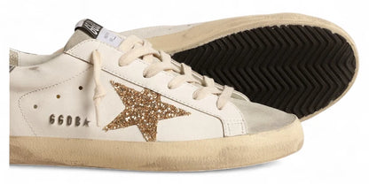 Golden Goose "Super Star" Strass Gold
